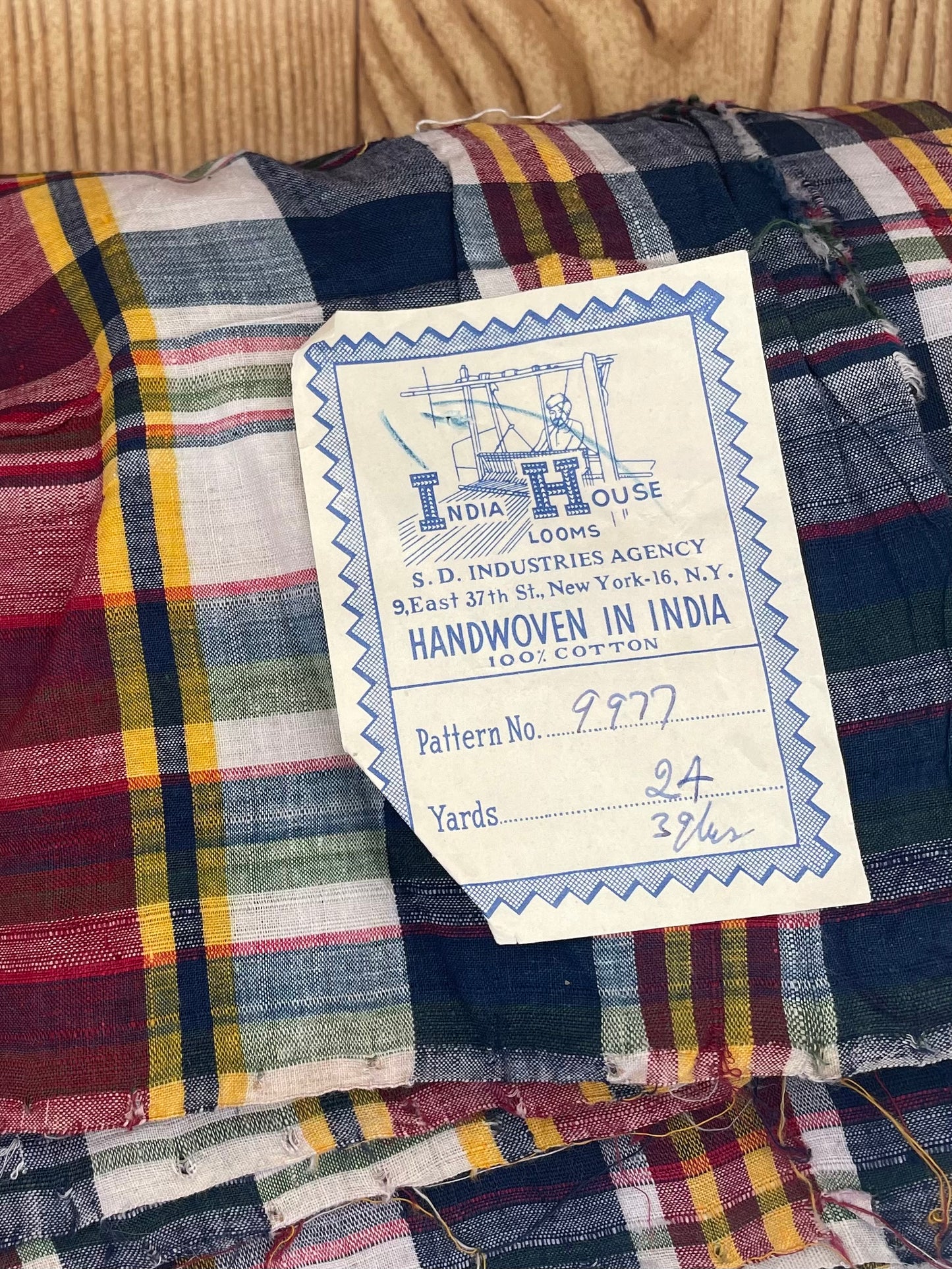 10 Yards Plaid Cotton