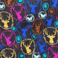 2 Yards Deer Print Cotton