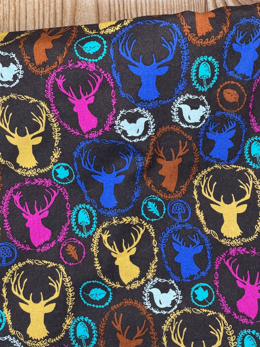 2 Yards Deer Print Cotton