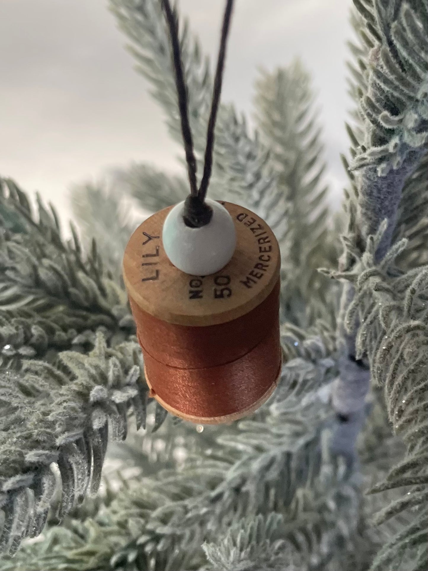 Thread Spool Ornament