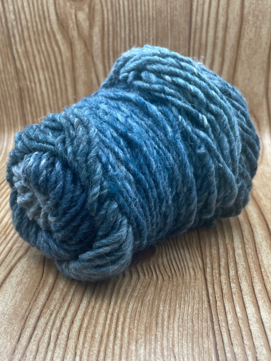 Wool Blend Blue Yarn