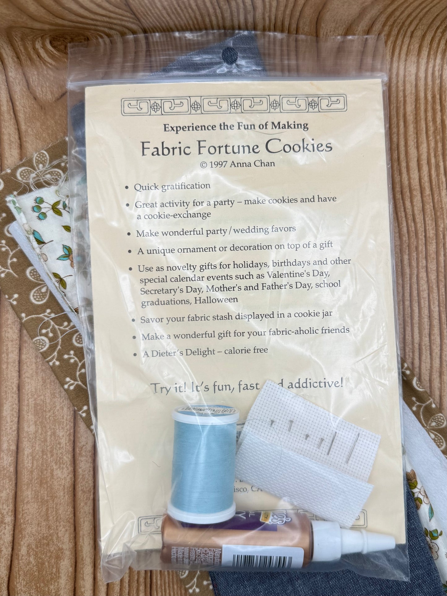 Fortune Cookie Sewing Kit