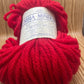 Wool Nylon Blend Red Yarn