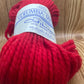 Wool Nylon Blend Red Yarn